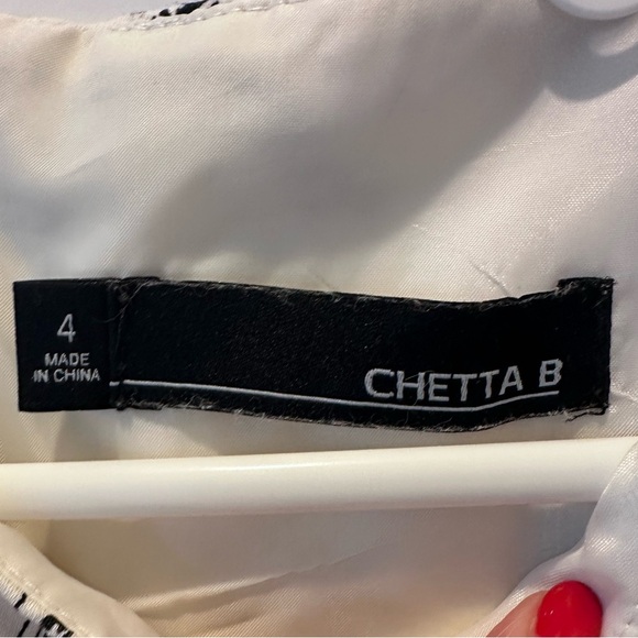 Chetta B Women's Sleeveless Cotton Shift Dress Venice Italy Size 4 - Picture 3 of 5